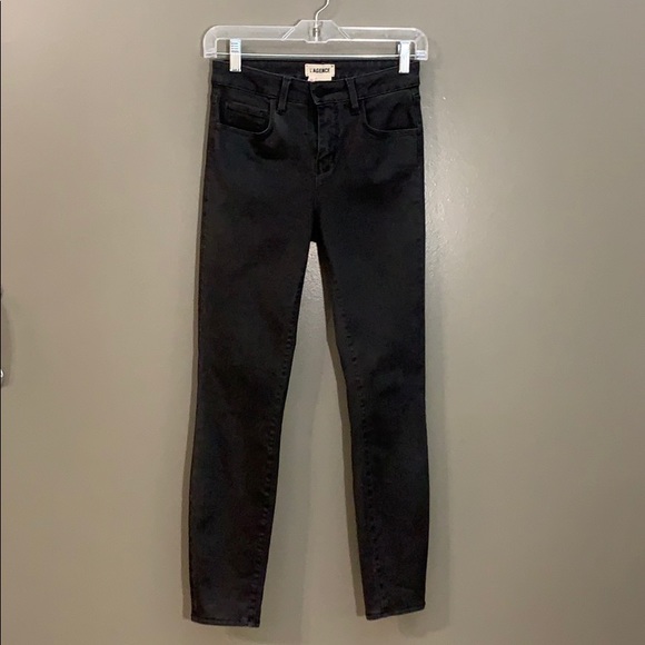 ✨L’Agence Margot High Rise Skinny Coal Coated Jean - Picture 6 of 10